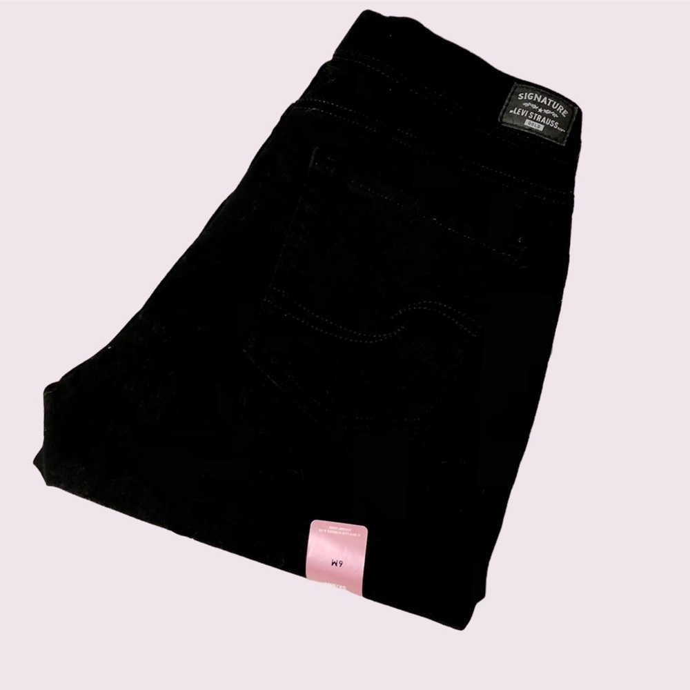 LEVI Pull On Skinny Jeans / Jeggings Black Pants